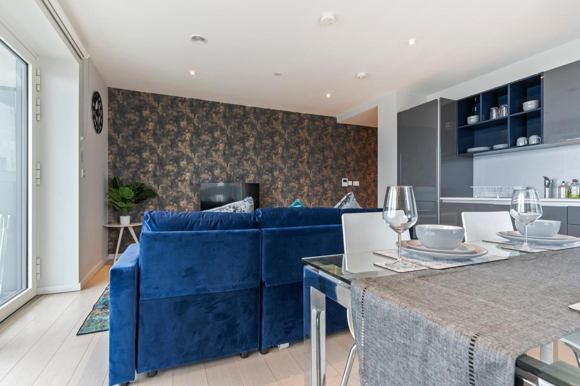 Elegant 2Br Flat On 20Th Floor Near Many Attractions Apartment London